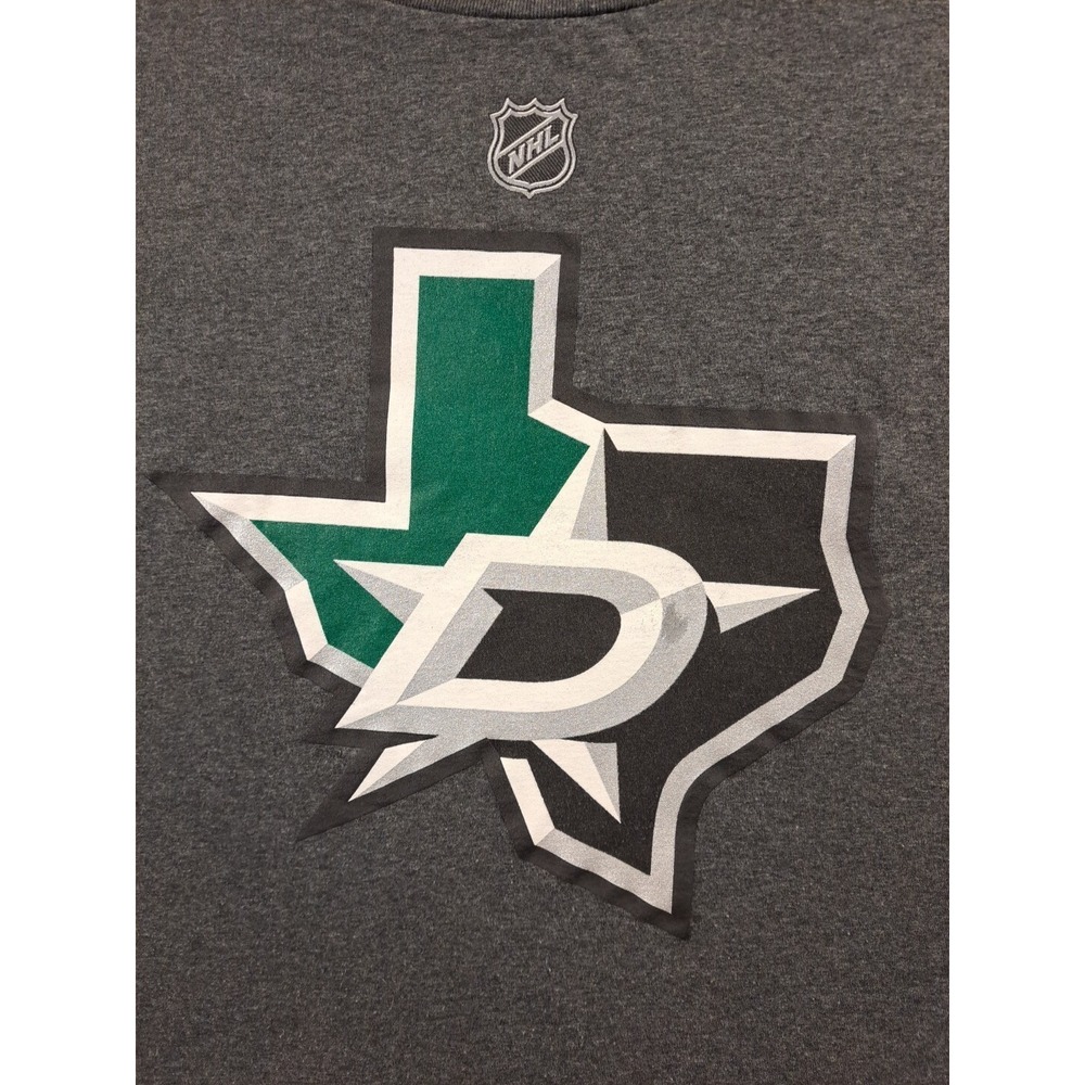 Adidas T-Shirt Dallas Stars #47 Radulov Mens 2XL NHL Gray Hockey Graphic 52" XXL - Picture 3 of 7